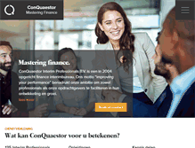Tablet Screenshot of conquaestor.nl